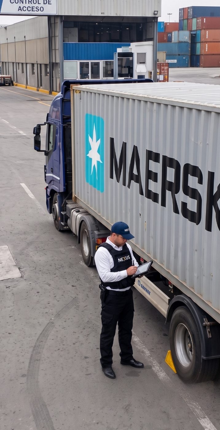 Verificación de mercancía en puerto